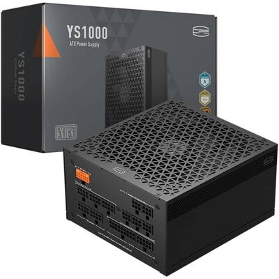 PCCOOLER - YS1000 1000W 80 Plus Gold Certified Fully Modular PCIe 5.1 & ATX 3.1 Gaming Power Supply - Black PCCOOLER - YS1000 1000W 80 Plus Gold Certified Fully Modular PCIe 5.1 & ATX 3.1 Gaming Power Supply - Black