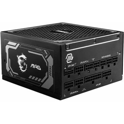 MSI - MAG 1250W Power Supply - Internal - 120 V AC, 230 V AC Input - 5 V DC, 3.3 V DC, 12 V DC, -12 V DC, 5 V SB Output MSI - MAG 1250W Power Supply - Internal - 120 V AC, 230 V AC Input - 5 V DC, 3.3 V DC, 12 V DC, -12 V DC, 5 V SB Output