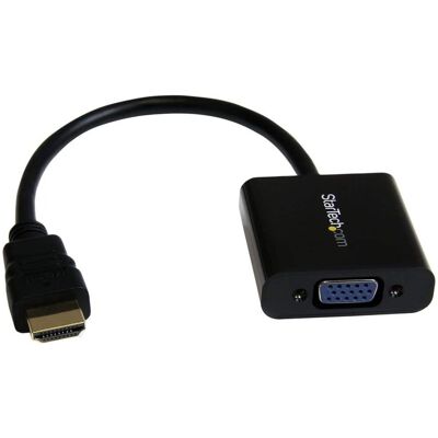 StarTech.com - StarTech HD2VGAE2 HDMI to VGA Adapter Converter for Desktop PC/Laptop/Ultrabook StarTech.com - StarTech HD2VGAE2 HDMI to VGA Adapter Converter for Desktop PC/Laptop/Ultrabook