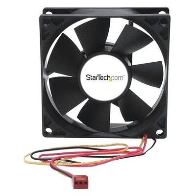 StarTech.com - 80x25mm Dual Ball Bearing Computer Case Fan with TX3 Connector - (FANBOX2) - Black StarTech.com - 80x25mm Dual Ball Bearing Computer Case Fan with TX3 Connector - (FANBOX2) - Black