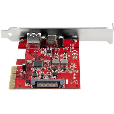 StarTech.com - 2-Port 10Gbps USB-A & USB-C PCIe Card - USB 3.2 Gen 2 Expansion for Windows, macOS, Linux StarTech.com - 2-Port 10Gbps USB-A & USB-C PCIe Card - USB 3.2 Gen 2 Expansion for Windows, macOS, Linux