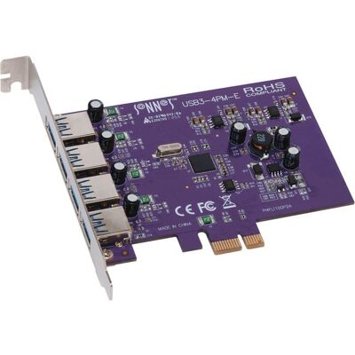 Sonnet Technologies - Sonnet ALLEGRO USB 3.0 PCIe (4 ports) - PCI Express - Plug-in Card - 4 USB Port(s) - 4 USB 3.0 Port(s) - Unknown Sonnet Technologies - Sonnet ALLEGRO USB 3.0 PCIe (4 ports) - PCI Express - Plug-in Card - 4 USB Port(s) - 4 USB 3.0 Port(s) - Unknown