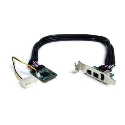 Startech - 3 Port 2b 1a 1394 Mini PCI Express FireWire Card Adapter Startech - 3 Port 2b 1a 1394 Mini PCI Express FireWire Card Adapter