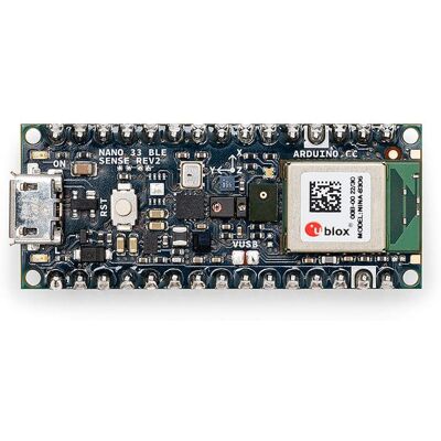 Arduino - ABX00070 Nano 33 BLE Sense Rev2 w/ Headers, AI Microcontroller ,Bluetooth Arduino - ABX00070 Nano 33 BLE Sense Rev2 w/ Headers, AI Microcontroller ,Bluetooth