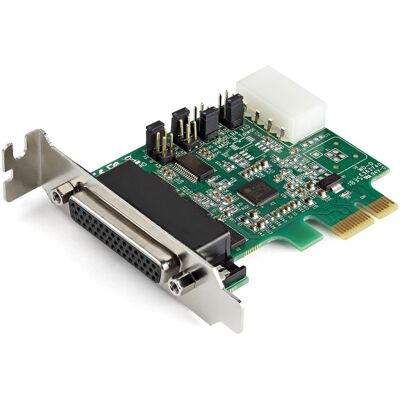 Startech - 4-Port PCI Express RS232 Serial Adapter Card - PCIe Serial DB9 Controller Card 16950 UART - Low Profile Startech - 4-Port PCI Express RS232 Serial Adapter Card - PCIe Serial DB9 Controller Card 16950 UART - Low Profile