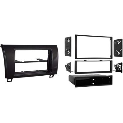 Metra - Dash Kit for Select 2007-2013 Toyota Tundra DIN DDIN - Charcoal Gray Metra - Dash Kit for Select 2007-2013 Toyota Tundra DIN DDIN - Charcoal Gray