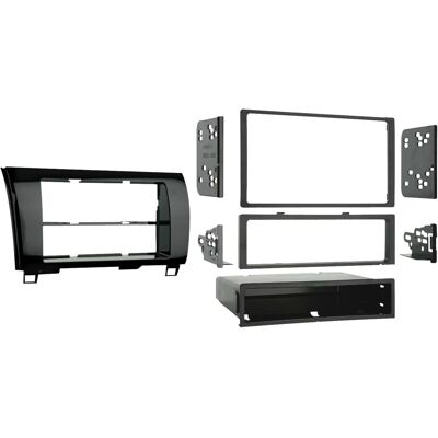 Metra - Dash Kit for Select 2007-2022 Toyota Tundra, Sequoia DIN DDIN - High Gloss Black Metra - Dash Kit for Select 2007-2022 Toyota Tundra, Sequoia DIN DDIN - High Gloss Black