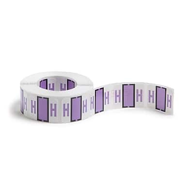 Smead - BCCR Color Coded Alphabetic Labels, H, Lavender, 500/Roll - Purple Smead - BCCR Color Coded Alphabetic Labels, H, Lavender, 500/Roll - Purple