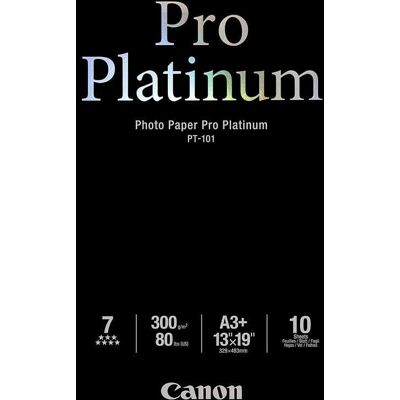 Canon - PT-101 Pro Platinum Glossy Photo 13" x 19" 10-count Paper - White Canon - PT-101 Pro Platinum Glossy Photo 13" x 19" 10-count Paper - White