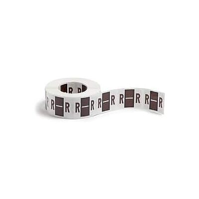 Smead - BCCR Color Coded Alphabetic Labels, R, 500/Roll - Brown Smead - BCCR Color Coded Alphabetic Labels, R, 500/Roll - Brown