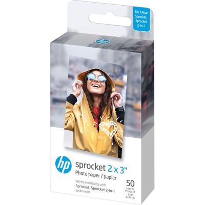 HP - Sprocket 2" x 3" Premium Sticky-Backed Zink Photo Paper - White HP - Sprocket 2" x 3" Premium Sticky-Backed Zink Photo Paper - White