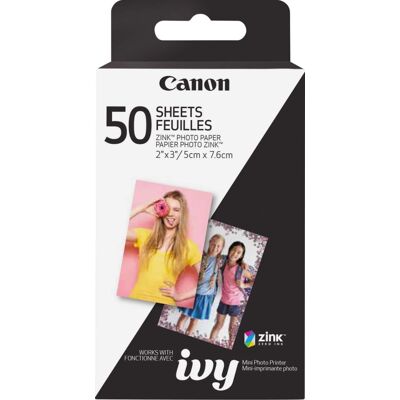 Canon - ZINK Glossy Photo 2" x 3" 50-Count Paper Canon - ZINK Glossy Photo 2" x 3" 50-Count Paper