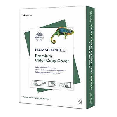 Hammermill - Premium Color Copy 60 lbs. Cover Paper, 8.5" x 11", Photo 250 Sheets/Pack - Photo white Hammermill - Premium Color Copy 60 lbs. Cover Paper, 8.5" x 11", Photo 250 Sheets/Pack - Photo white