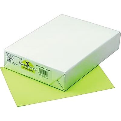 Pacon - Kaleidoscope Multipurpose Colored Paper, 8 1/2" x 11", LETTER-size, 500 Sheets/Rm - Hyper Lime Pacon - Kaleidoscope Multipurpose Colored Paper, 8 1/2" x 11", LETTER-size, 500 Sheets/Rm - Hyper Lime