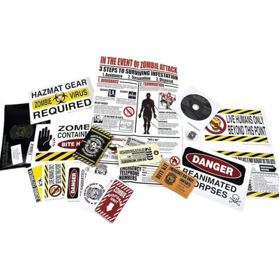 EMCE Toys - Zombie Outbreak Emergency Survival Kit - Red EMCE Toys - Zombie Outbreak Emergency Survival Kit - Red