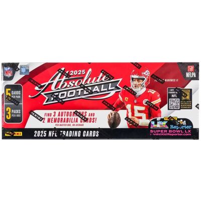 Panini - 2025 Absolute Football Hobby Box Panini - 2025 Absolute Football Hobby Box