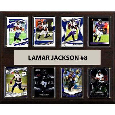 C&I Collectibles - Lamar Jackson Baltimore Ravens 12" x 15" Trading Card Plaque - Multicolor C&I Collectibles - Lamar Jackson Baltimore Ravens 12" x 15" Trading Card Plaque - Multicolor
