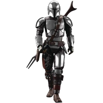 Bandai - Hobby - Star Wars - 1/12 The Mandalorian (Beskar Armor) Silver Coating Version Model Kit - COLLECTIBLES - Multicolor Bandai - Hobby - Star Wars - 1/12 The Mandalorian (Beskar Armor) Silver Coating Version Model Kit - COLLECTIBLES - Multicolor