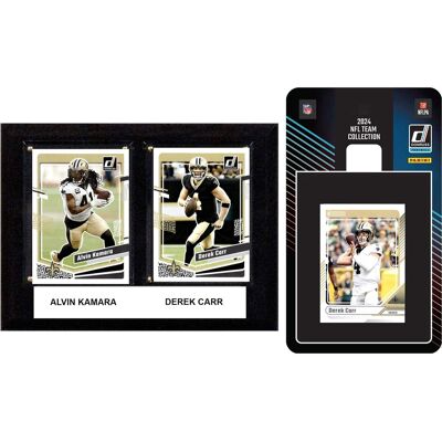 C&I Collectibles - New Orleans Saints 6" x 8" Player Plaque & 2024 Team Trading Card Set - Multicolor C&I Collectibles - New Orleans Saints 6" x 8" Player Plaque & 2024 Team Trading Card Set - Multicolor