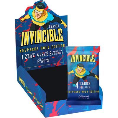Trading Card Game: 2025 Invincible Season 1 Keepsake Holo Hobby Edition (12 Packs) Trading Card Game: 2025 Invincible Season 1 Keepsake Holo Hobby Edition (12 Packs)