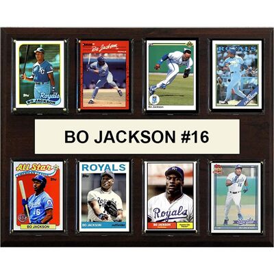 C&I Collectibles - Bo Jackson Kansas City Royals 12" x 15" Trading Card Plaque - Multicolor C&I Collectibles - Bo Jackson Kansas City Royals 12" x 15" Trading Card Plaque - Multicolor