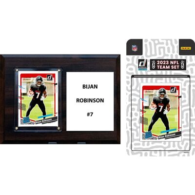 C&I Collectibles - Atlanta Falcons 6" x 8" Player Plaque & 2023 Team Trading Card Set - Multicolor C&I Collectibles - Atlanta Falcons 6" x 8" Player Plaque & 2023 Team Trading Card Set - Multicolor