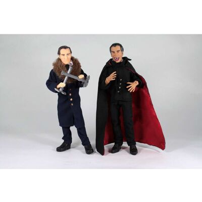 PopMarket - Mego Horror Hammer Dracula and Van Helsing Collectible Action Figure 2 Pack with Collectible Coin - COLLECTIBLES - Multicolor PopMarket - Mego Horror Hammer Dracula and Van Helsing Collectible Action Figure 2 Pack with Collectible Coin - COLLECTIBLES - Multicolor