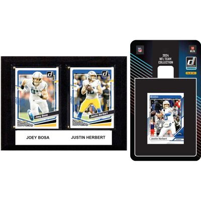 C&I Collectibles - Los Angeles Chargers 6" x 8" Player Plaque & 2024 Team Trading Card Set - Multicolor C&I Collectibles - Los Angeles Chargers 6" x 8" Player Plaque & 2024 Team Trading Card Set - Multicolor