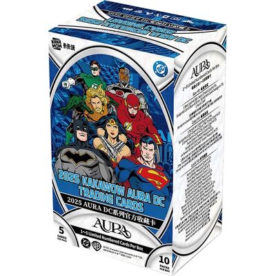 2025 Kakawow Aura DC Trading Card Hobby Box (10 Packs) 2025 Kakawow Aura DC Trading Card Hobby Box (10 Packs)