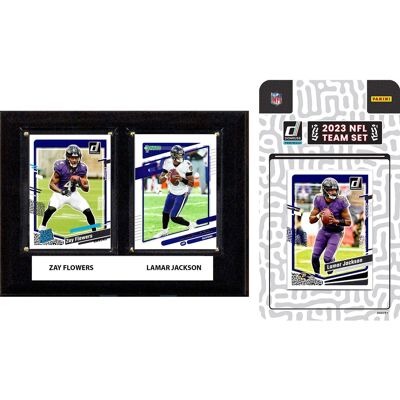 C&I Collectibles - Baltimore Ravens 6" x 8" Player Plaque & 2023 Team Trading Card Set - Multicolor C&I Collectibles - Baltimore Ravens 6" x 8" Player Plaque & 2023 Team Trading Card Set - Multicolor