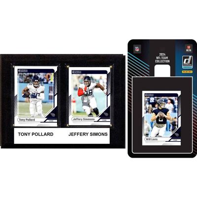 C&I Collectibles - Tennessee Titans 6" x 8" Player Plaque & 2024 Team Trading Card Set - Multicolor C&I Collectibles - Tennessee Titans 6" x 8" Player Plaque & 2024 Team Trading Card Set - Multicolor