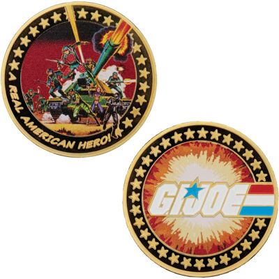 PopMarket - G.I. Joe: A Real American Hero - Limited Edition Coin - 60th Anniversary 24k Gold Plated - COLLECTIBLES - Multicolor PopMarket - G.I. Joe: A Real American Hero - Limited Edition Coin - 60th Anniversary 24k Gold Plated - COLLECTIBLES - Multicolor