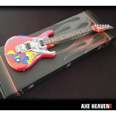 Axe Heaven - Joe Satriani - Joe Satriani Signature Silver Surfer Mini Guitar Replica Collectible - COLLECTIBLES - Multicolor Axe Heaven - Joe Satriani - Joe Satriani Signature Silver Surfer Mini Guitar Replica Collectible - COLLECTIBLES - Multicolor