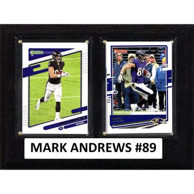 C&I Collectibles - Mark Andrews Baltimore Ravens 6" x 8" Trading Card Plaque - Multicolor C&I Collectibles - Mark Andrews Baltimore Ravens 6" x 8" Trading Card Plaque - Multicolor
