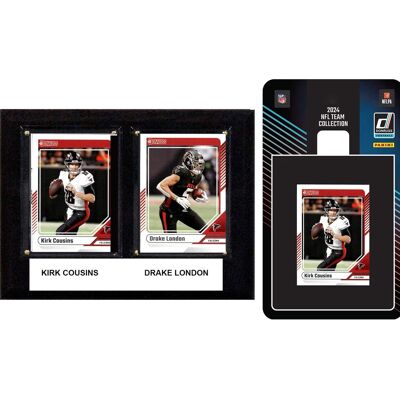 C&I Collectibles - Atlanta Falcons 6" x 8" Player Plaque & 2024 Team Trading Card Set - Multicolor C&I Collectibles - Atlanta Falcons 6" x 8" Player Plaque & 2024 Team Trading Card Set - Multicolor