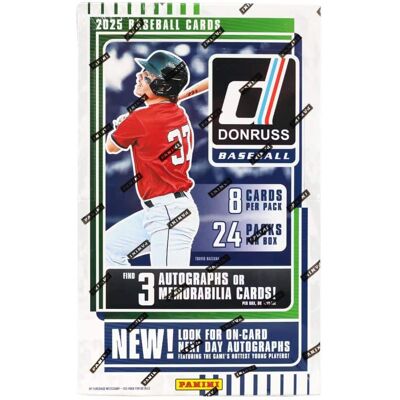 Panini - 2025 Donruss Baseball Hobby Box Panini - 2025 Donruss Baseball Hobby Box