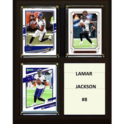 C&I Collectibles - Lamar Jackson Baltimore Ravens 8" x 10" Trading Card Plaque - Multicolor C&I Collectibles - Lamar Jackson Baltimore Ravens 8" x 10" Trading Card Plaque - Multicolor