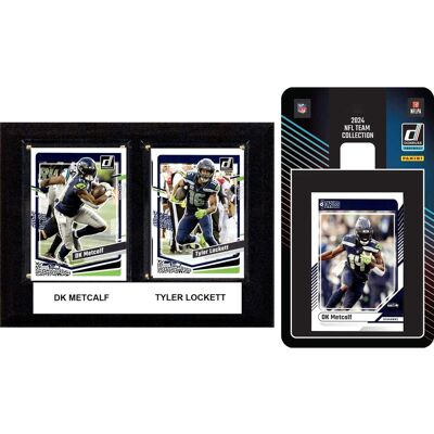 C&I Collectibles - Seattle Seahawks 6" x 8" Player Plaque & 2024 Team Trading Card Set - Multicolor C&I Collectibles - Seattle Seahawks 6" x 8" Player Plaque & 2024 Team Trading Card Set - Multicolor