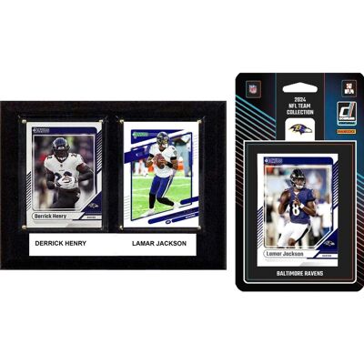 C&I Collectibles - Baltimore Ravens 6" x 8" Player Plaque & 2024 Team Trading Card Set - Multicolor C&I Collectibles - Baltimore Ravens 6" x 8" Player Plaque & 2024 Team Trading Card Set - Multicolor