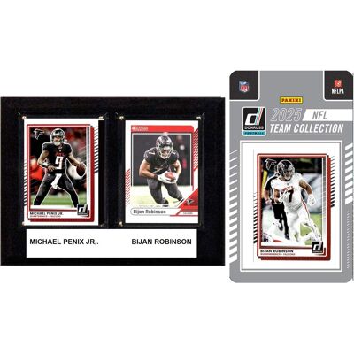 C&I Collectibles - Atlanta Falcons 6" x 8" Player Plaque & 2025 Team Trading Card Set - Multicolor C&I Collectibles - Atlanta Falcons 6" x 8" Player Plaque & 2025 Team Trading Card Set - Multicolor