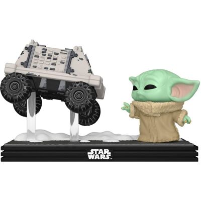 Funko - POP! Moments: Mandalorian & Grogu - Grogu with Polar Mouse Droid (Star Wars) - COLLECTIBLES - Multicolor Funko - POP! Moments: Mandalorian & Grogu - Grogu with Polar Mouse Droid (Star Wars) - COLLECTIBLES - Multicolor