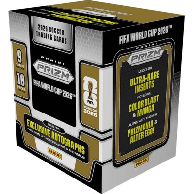 Panini - Prizm FIFA World Cup 2026 Hobby Preferred Box (10 Packs) Panini - Prizm FIFA World Cup 2026 Hobby Preferred Box (10 Packs)