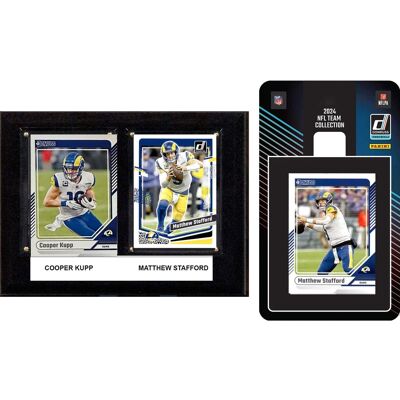 C&I Collectibles - Los Angeles Rams 6" x 8" Player Plaque & 2024 Team Trading Card Set - Multicolor C&I Collectibles - Los Angeles Rams 6" x 8" Player Plaque & 2024 Team Trading Card Set - Multicolor