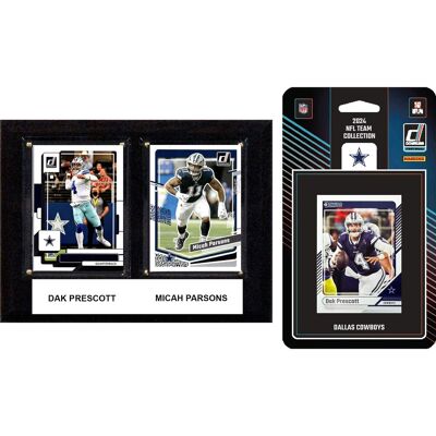 C&I Collectibles - Dallas Cowboys 6" x 8" Player Plaque & 2024 Team Trading Card Set - Multicolor C&I Collectibles - Dallas Cowboys 6" x 8" Player Plaque & 2024 Team Trading Card Set - Multicolor