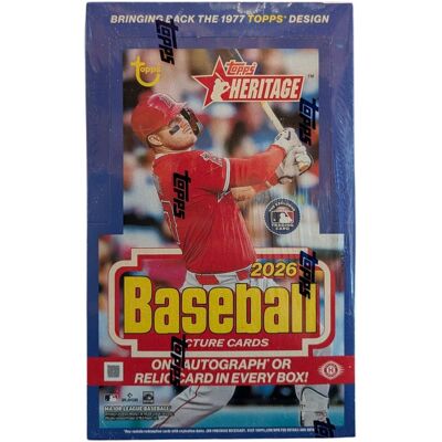 2026 Topps Heritage Baseball Hobby Box 2026 Topps Heritage Baseball Hobby Box