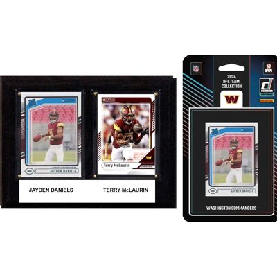 C&I Collectibles - Washington Commanders 6" x 8" Player Plaque & 2024 Team Trading Card Set - Multicolor C&I Collectibles - Washington Commanders 6" x 8" Player Plaque & 2024 Team Trading Card Set - Multicolor