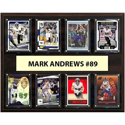 C&I Collectibles - Mark Andrews Baltimore Ravens 12" x 15" Trading Card Plaque - Multicolor C&I Collectibles - Mark Andrews Baltimore Ravens 12" x 15" Trading Card Plaque - Multicolor