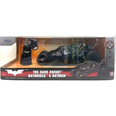 Jada Toys - 1:24 2008 The Dark Knight Batmobile with Batman - Collectibles - Multicolor Jada Toys - 1:24 2008 The Dark Knight Batmobile with Batman - Collectibles - Multicolor