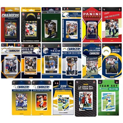 C&I Collectibles - Los Angeles Chargers Trading Cards Team Sets - Multicolor C&I Collectibles - Los Angeles Chargers Trading Cards Team Sets - Multicolor