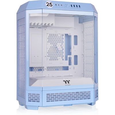 Thermaltake - Tower 600 Mid Tower ATX PC Case - Hydrangea Blue Thermaltake - Tower 600 Mid Tower ATX PC Case - Hydrangea Blue
